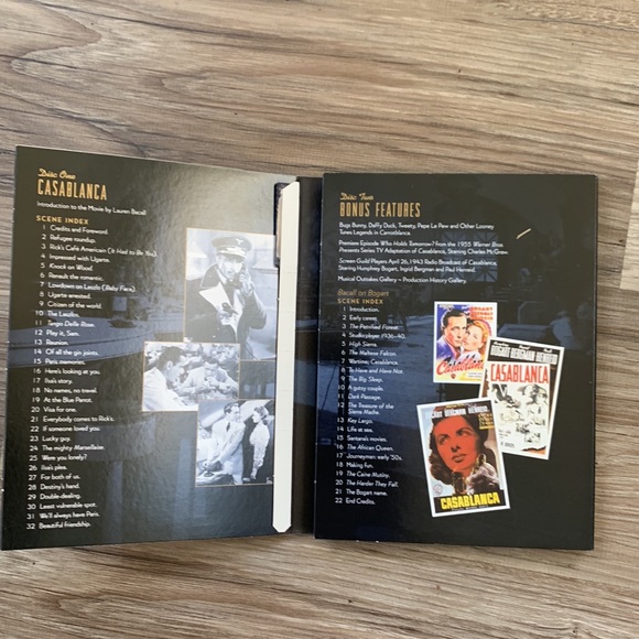 Casablanca DVD Starring Humphrey Bogart Ingrid Bergman Paul Henreid gift set - Picture 5 of 6